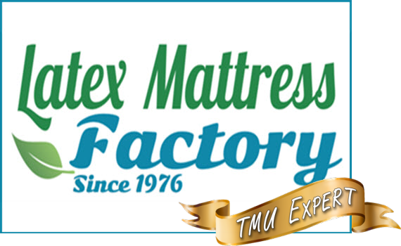 Latex Mattress Factory logo and owner Larry Wolfe